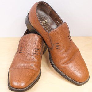 [SOLD] VTG Dack's Camel Loafer Men's Shoes 8 E Brown 🇨🇦 Round Toe EUC